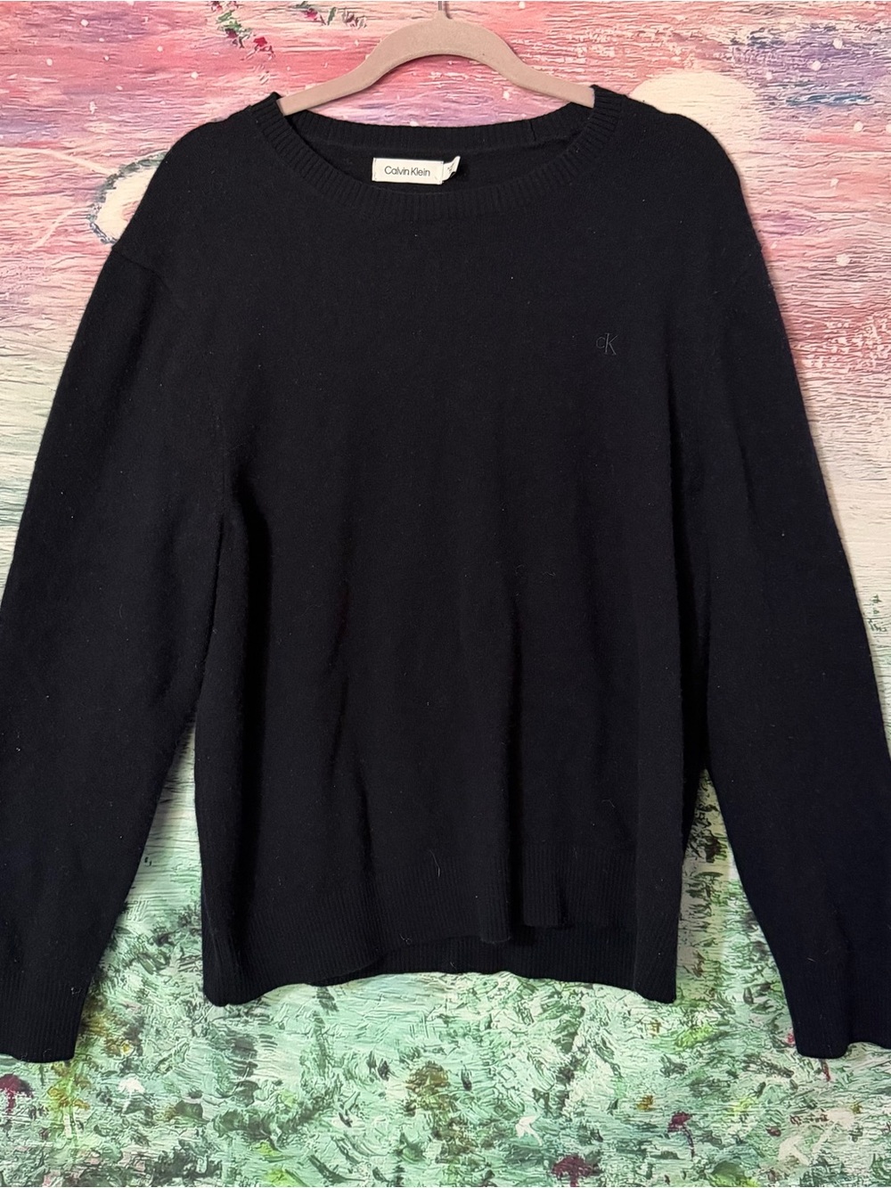 Calvin Klein Navy Crewneck Sweater